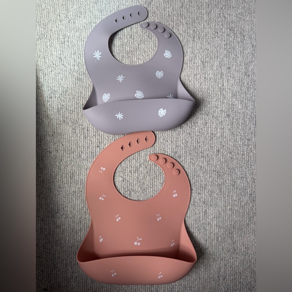 Silicone Pocket Baby Bibs